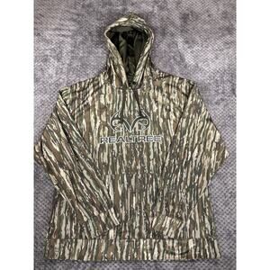 Real Tree Camouflage Pullover Jacket/Sweatshirt Size XL